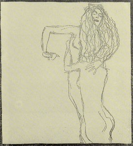 Waterslangen door Gustav Klimt